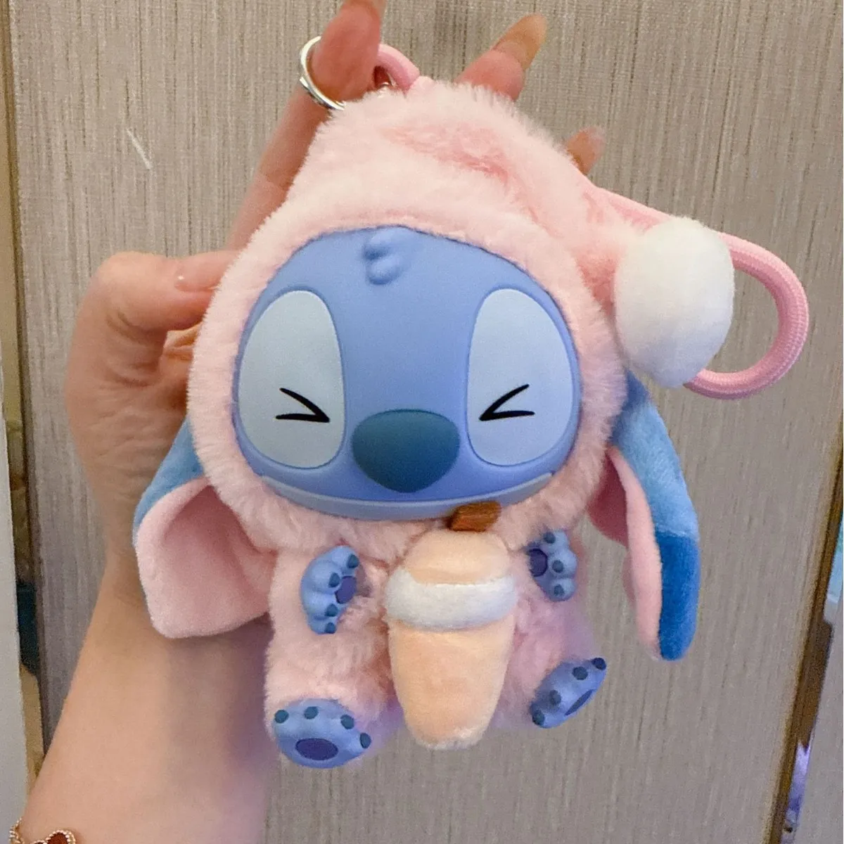 

Disney Lilo Stitch Eat Something Before Sleep series Blind Box Cute Vinyl Doll High Quality Anime Bag Pendant Toy Ornaments Gift
