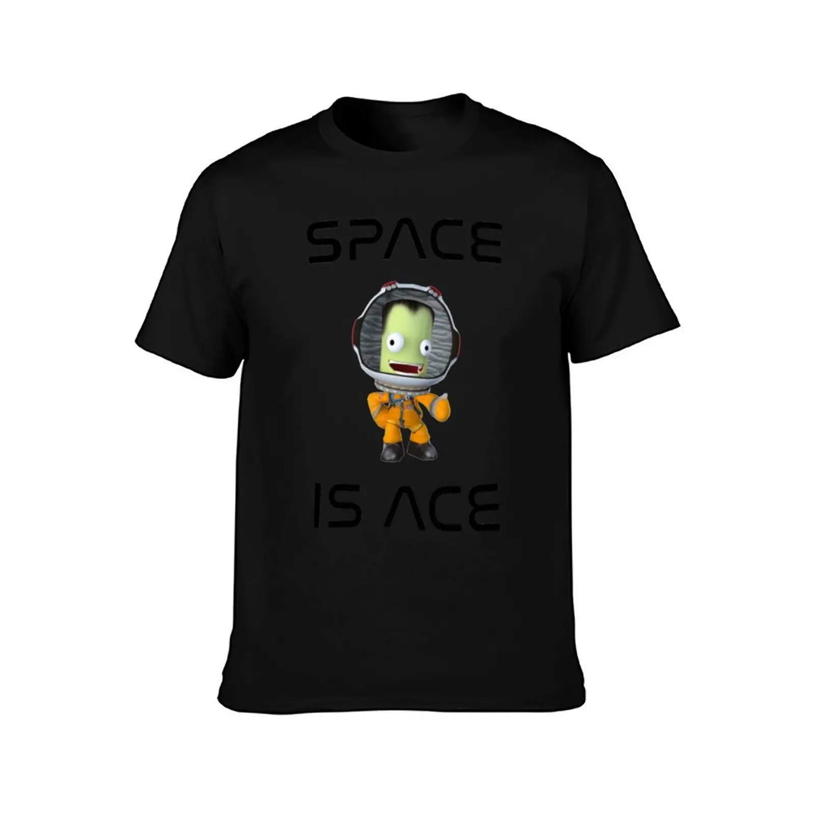 Space is ACE  Kerbal space program  Kerbals  kids cartoon T-Shirt Summer Casual Cotton Tee Oversized Streetwear Tops