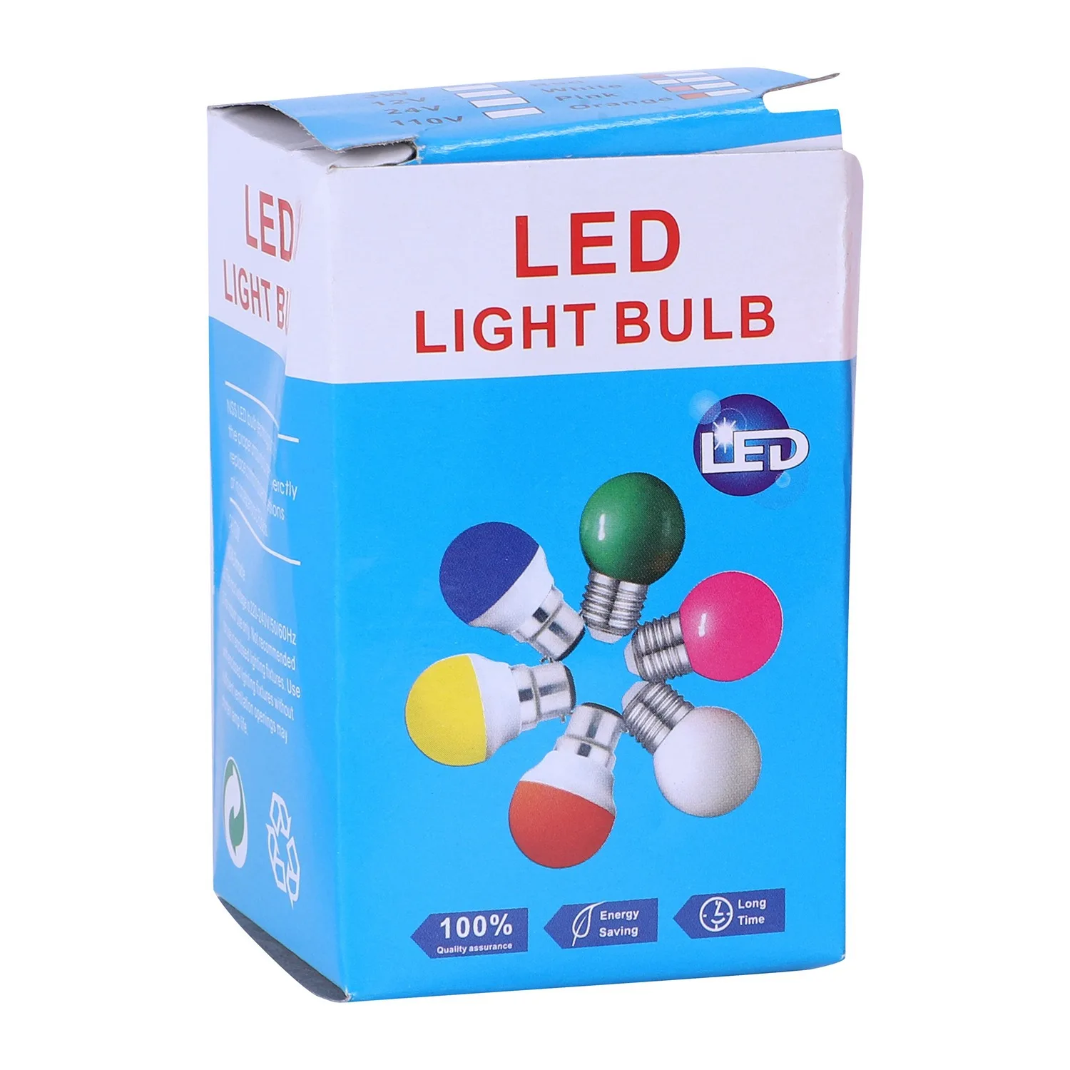 Better Quality E27 3W 6 SMD LED Energy Saving Globe Bulb Light Lamp AC 110-240V, Red