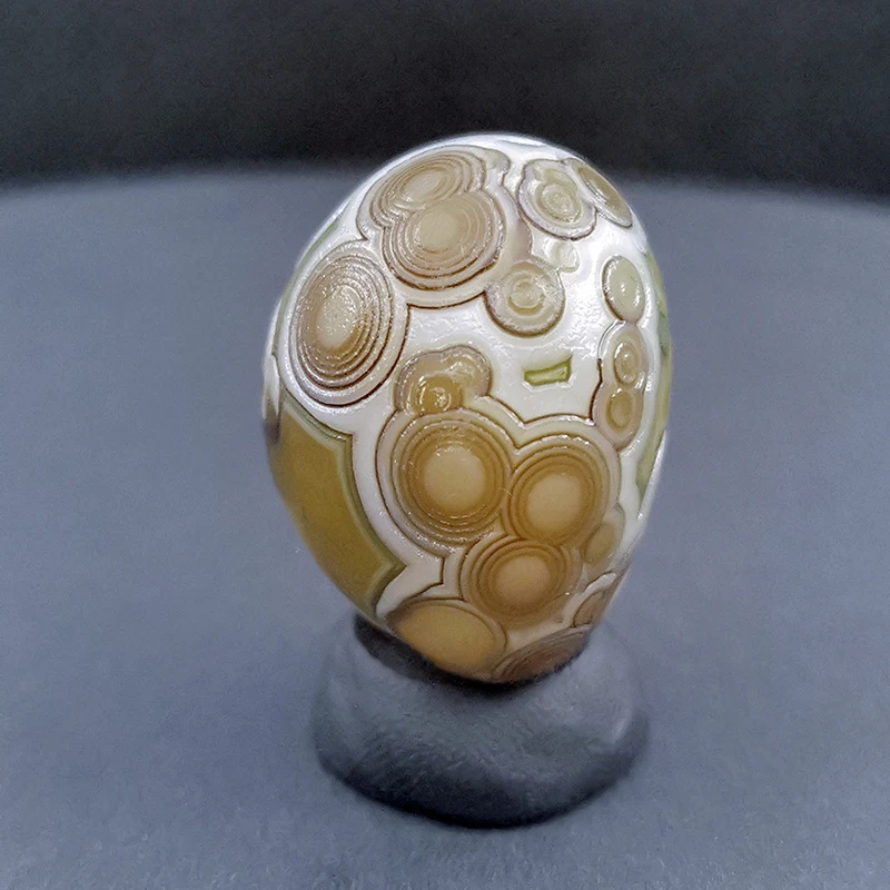 

B01-03 Pure Natural Wishing Agate Stone Colorful Flower Eye Agate Is Extremely Rare And Precious Bead For Jewelry DIY Decoration