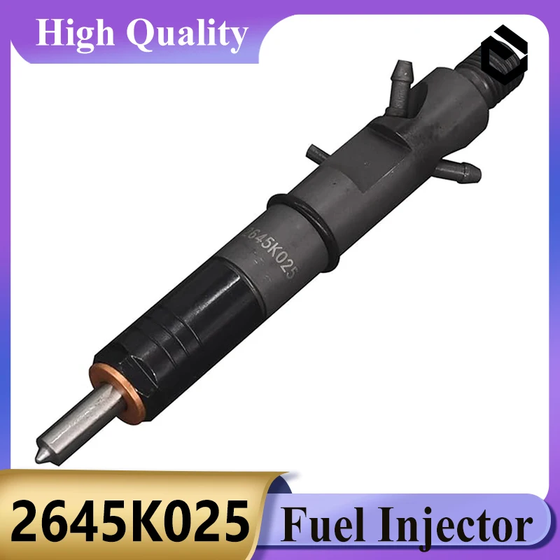 

2645K025 Fuel Injector for Perkins 1100 Series Engine 1104D-44TA 1104D-44T for Excavator Parts