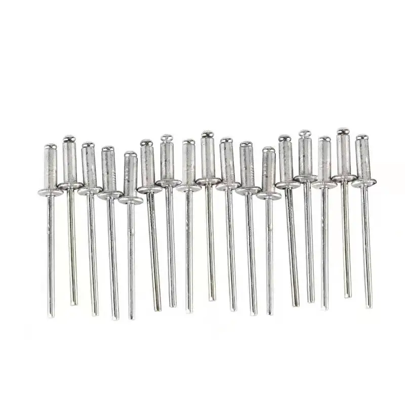 

100pcs Pop Rivets Aluminium M2.4 M3.2 M4 Dome Head Blind Rivets Steel Shank Mandrel Exhaust Rivets