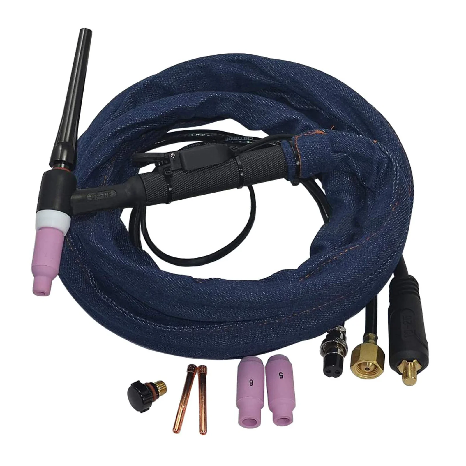 

WP-17F-12R 12-Foot 150Amp Tig Welding Torch Complete With Flexible Head Body