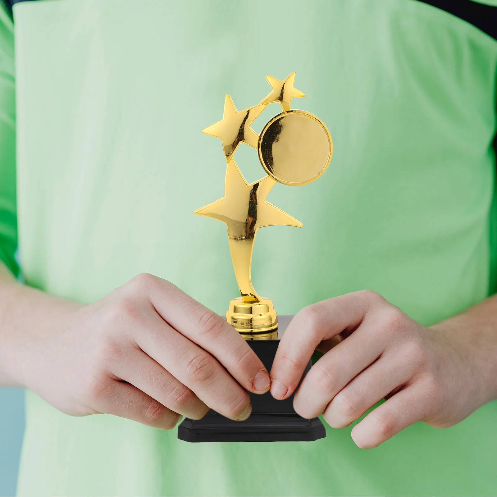 

Pentagram Trophy Football Awards for Cup Music Party Favor Plastic