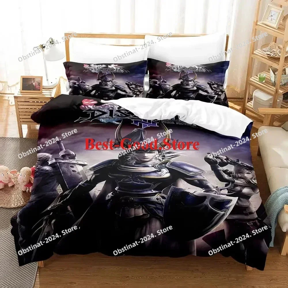 2023 Final fantasy Bedding Set Printed Bed Set With Pillowcase Bed Duvet Cover Soft Single Double Queen Super King Size Bedroom