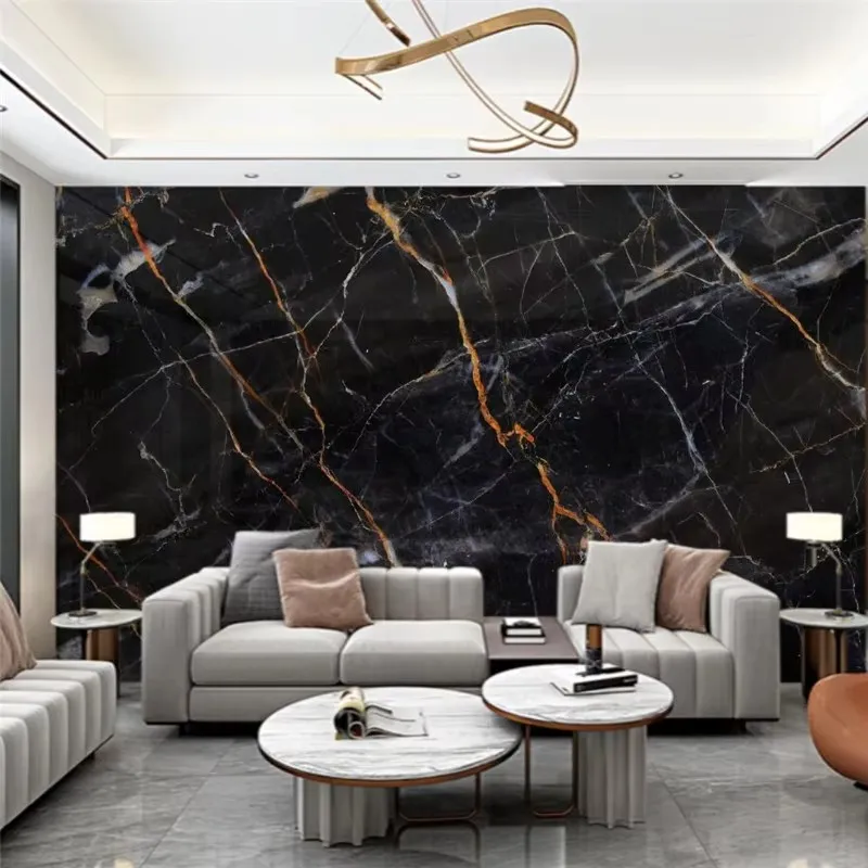 

Пользовательские обои 3d фреска черный мрамор papel de parede фон стена гостиная спальня мраморная живопись обои домашний декор