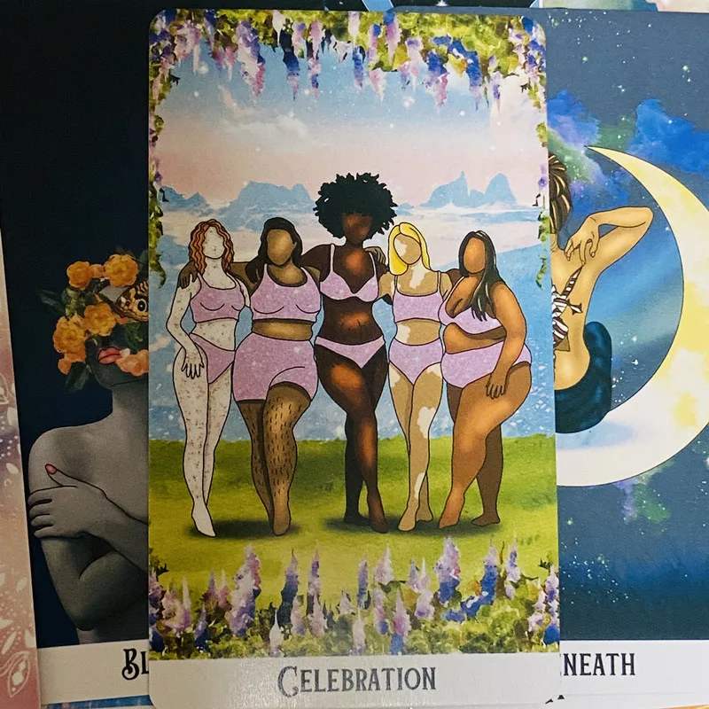 The Mystic Soul Oracle Deck 60 بطاقة الإنجليزية العرافة الطبعة سطح السفينة ألعاب Borad التارو للانعكاس الذاتي والتوجيه #4