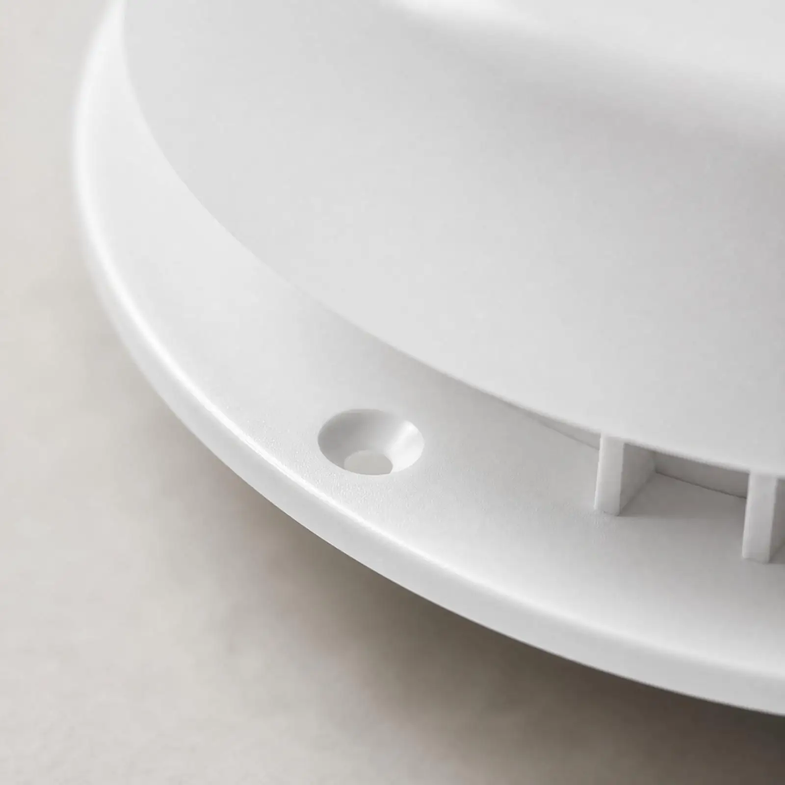 RV Motorhome Roof Vent Cap White Engineering Plastic 15.4cm Square Replacement Cover for Trailer Camper Airflow