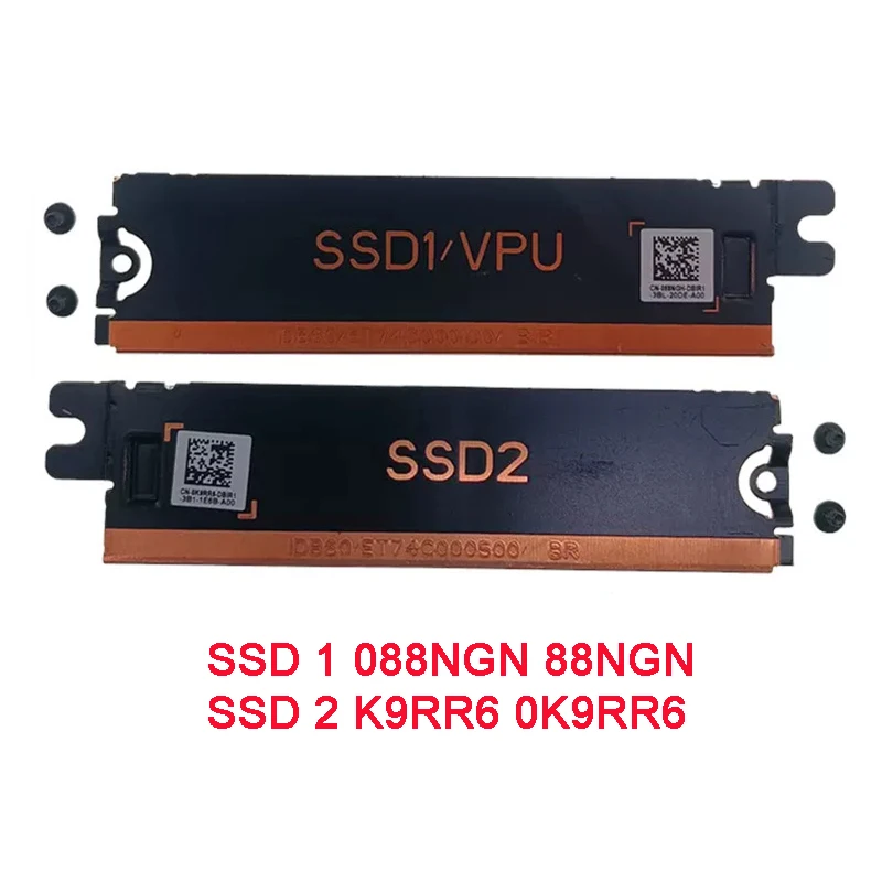 

Новый оригинальный ноутбук M.2 радиатор SSD Plate для Dell Precision 5680 M5680 SSD1 088NGN 88NGN SSD2 K9RR6 0K9RR6