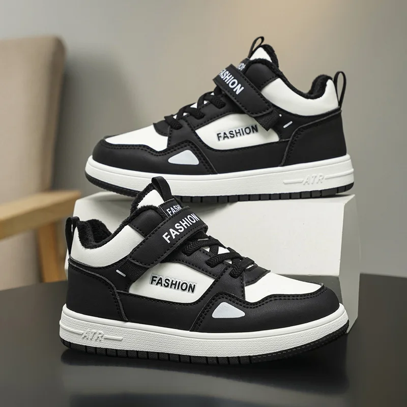 

Роскошная детская обувь, кроссовки для мальчиков, новинка 2023 года, зимние теплые плюшевые хлопковые детские повседневные кроссовки, теннисная спортивная обувь для мальчиков