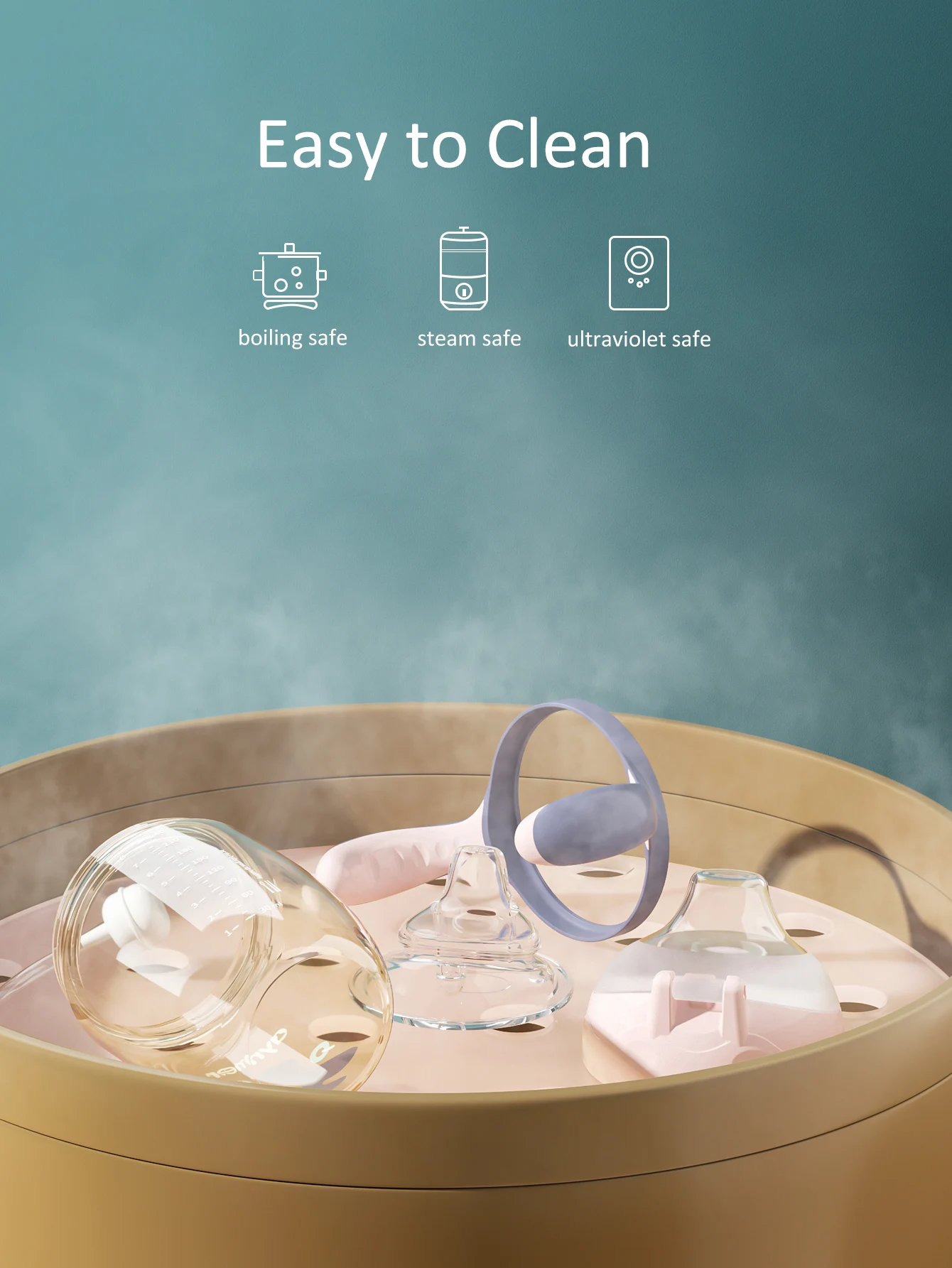 كوب سيبي للأطفال بمقابض، زجاجة مياه مضادة للتسرب ومضادة للاختناق، مقاومة للسقوط، محمولة للأطفال/الأطفال الصغار، خالية من مادة BPA #3