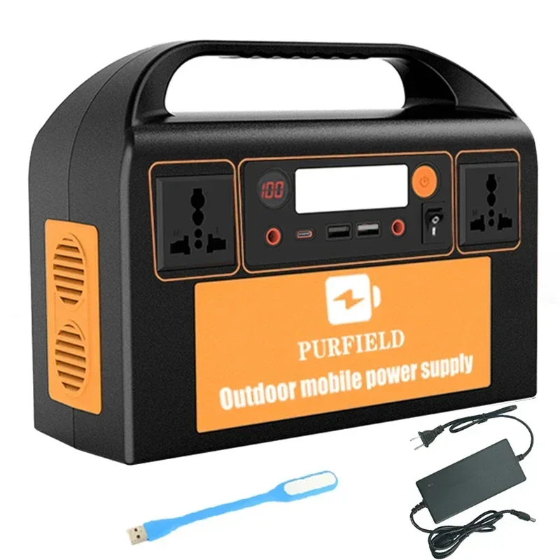 PURFIELD 300Wh 90000mAh 300W Portable Power Station 45000mAh 180W Outdoor Emergency Power Supply Power Bank Generator Battery