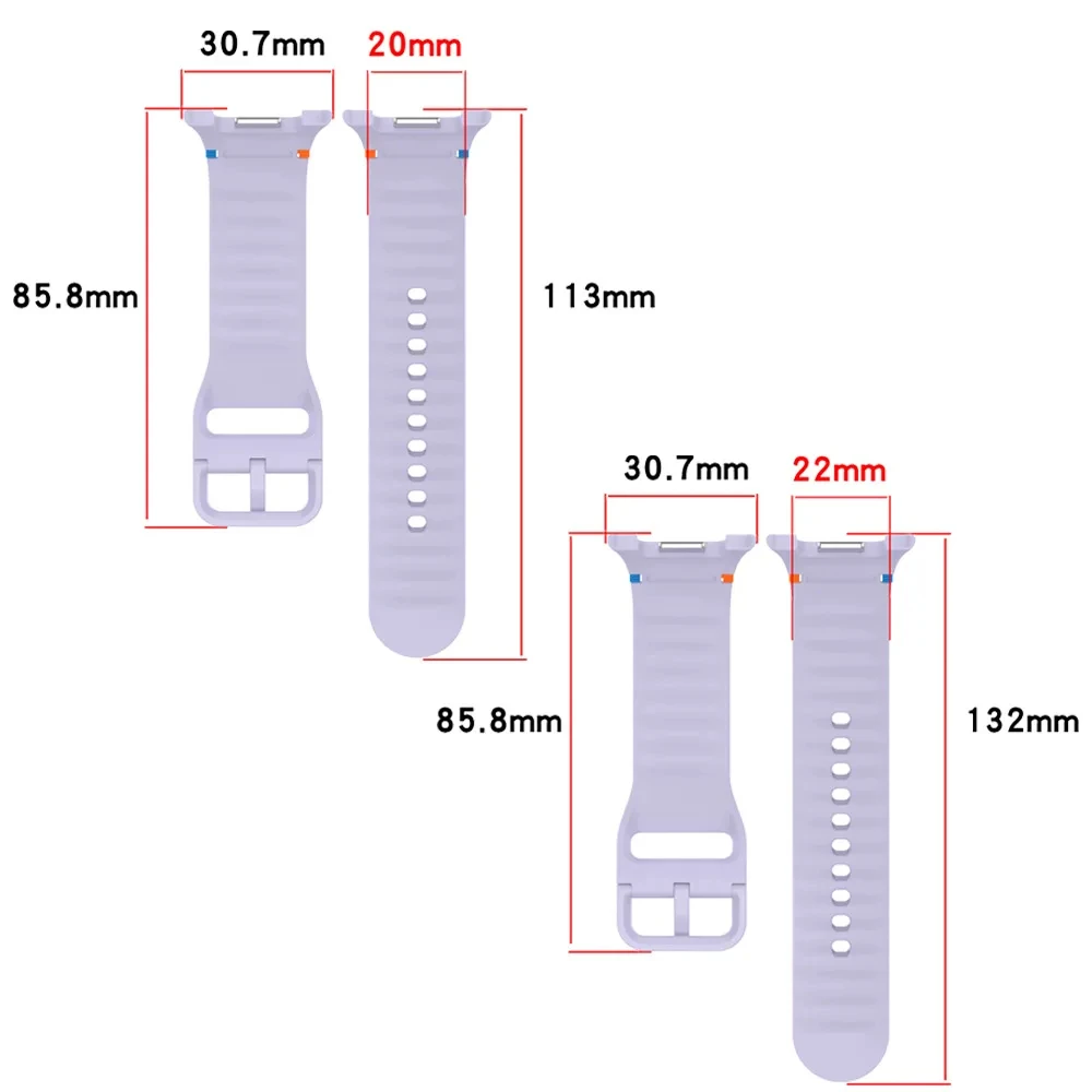 Hohlgehäuse + offizielles Silikonband für Samsung Galaxy Watch 8 Armband Zubehör Sportarmband Correa Galaxy Watch 8 40 mm 44 mm – Detail 15
