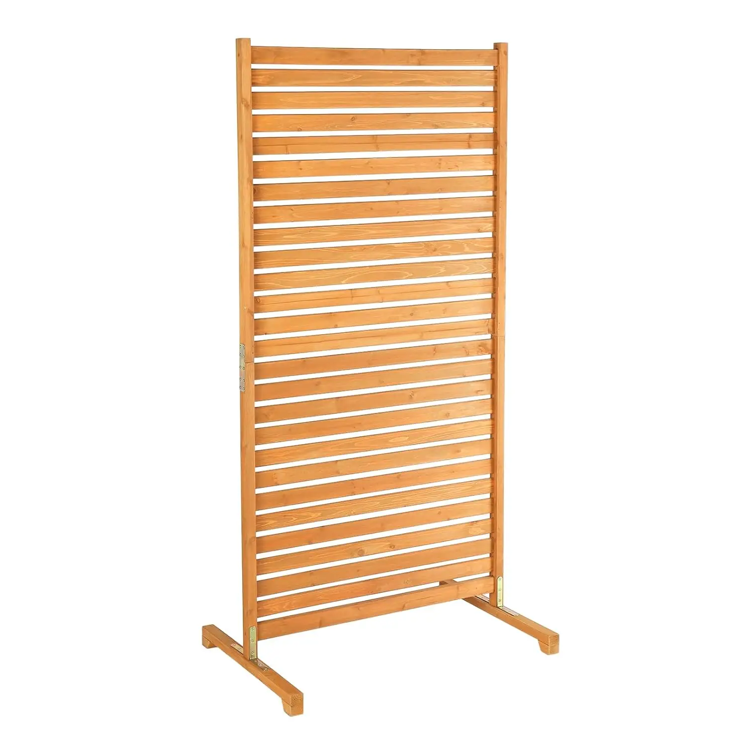 74" x 36" Wooden Privacy Fence for Trash Can, Air Conditioner Fence