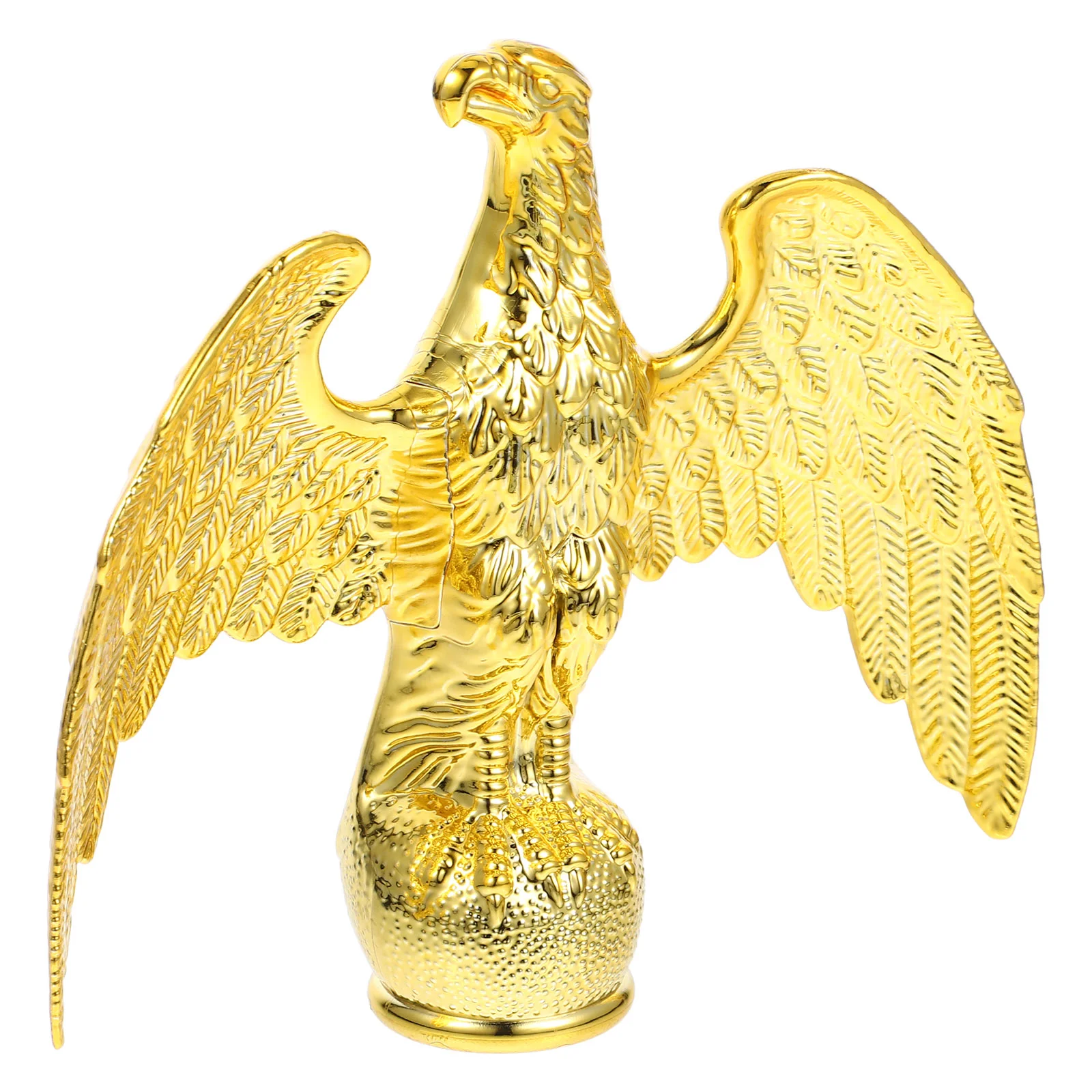 Flagpole Eagle Head Decor Poles Diagonal Insertion Accessories Garden Topper Plastic
