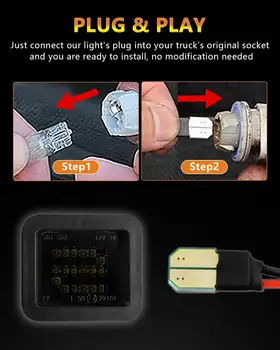 全LED牌照燈總成,適用於2014-2023款雪佛蘭Silverado、GMC Sierra、2015-2022款科羅拉多、峽谷皮卡。 10 最佳銷售 GMC Sierra配件 - №3