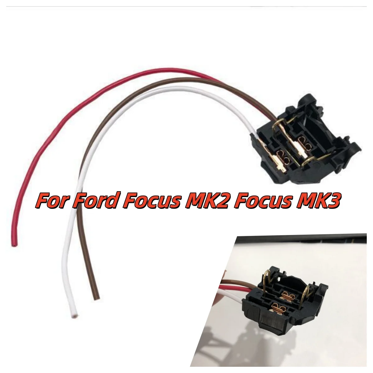 

H7 Headlight Bulb Holder Harness For Ford Focus MK2 Focus MK3 Dimlicht Lamp Koplamp Houder Adapter Light Bulb Base Car Parts