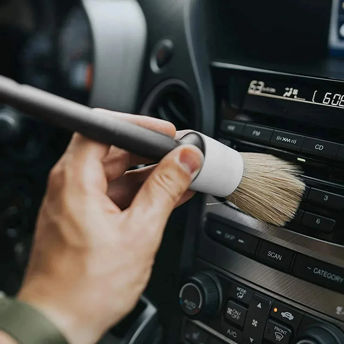 5PCS Cleaning Tools Auto Car Detailing Brush Set For Dirt Dust Cleaning Car Interior Wheels Dashboard Engine Air Vents Wash