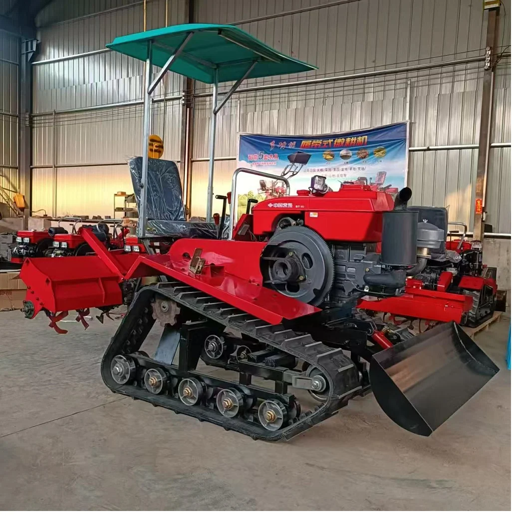 المعدات الزراعية متعددة الوظائف الأكثر مبيعًا، جرار من نوع المسار 35 حصان، يستخدم في المزارع من نوع مسار البستان