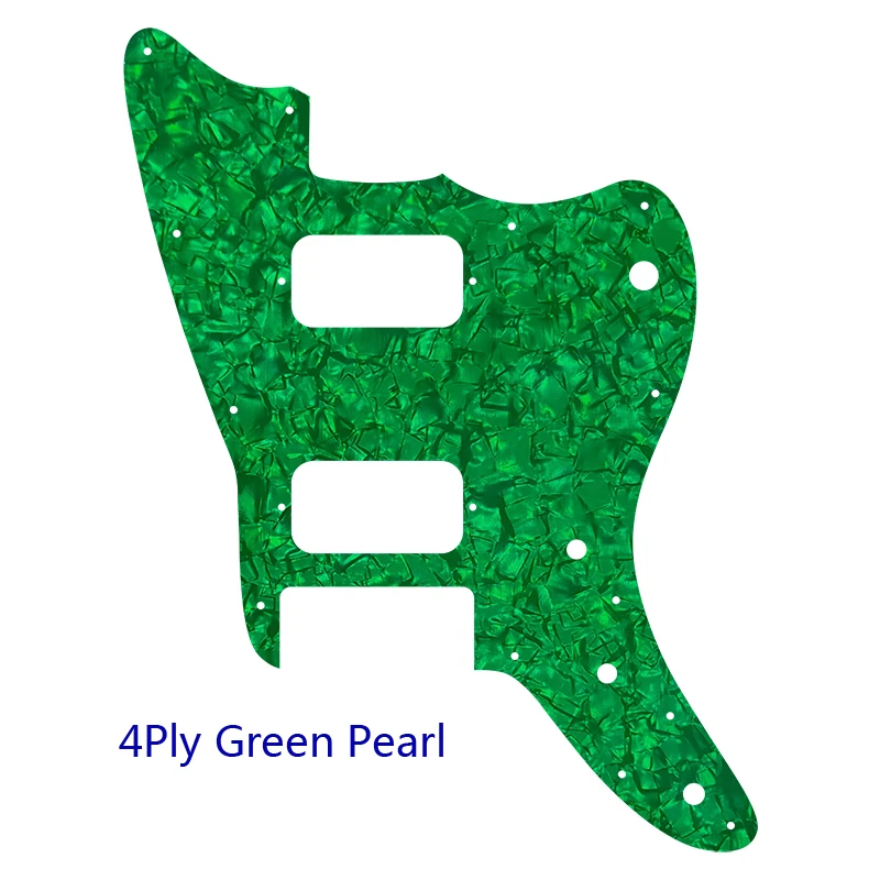 Xin Yue Customize Parts - For US Fd Squier AFFINITY JAZZMASTER Guitar Pickguard With HH Pickup, Multiple Colour Choice