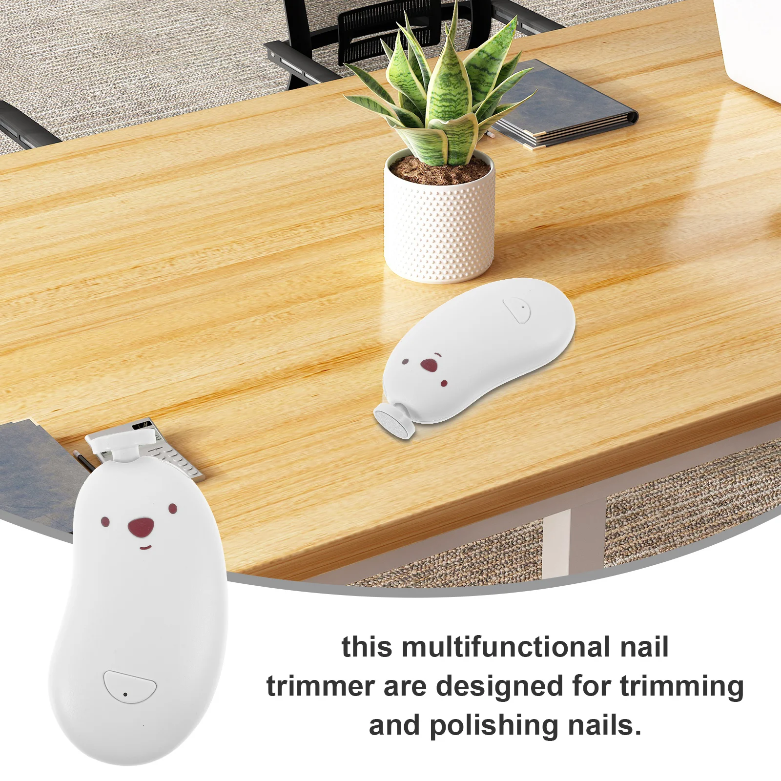 

1 комплект, электрический триммер для ногтей, пилочка для маникюра, 6 шлифовальных головок, светодиодный, тихий для