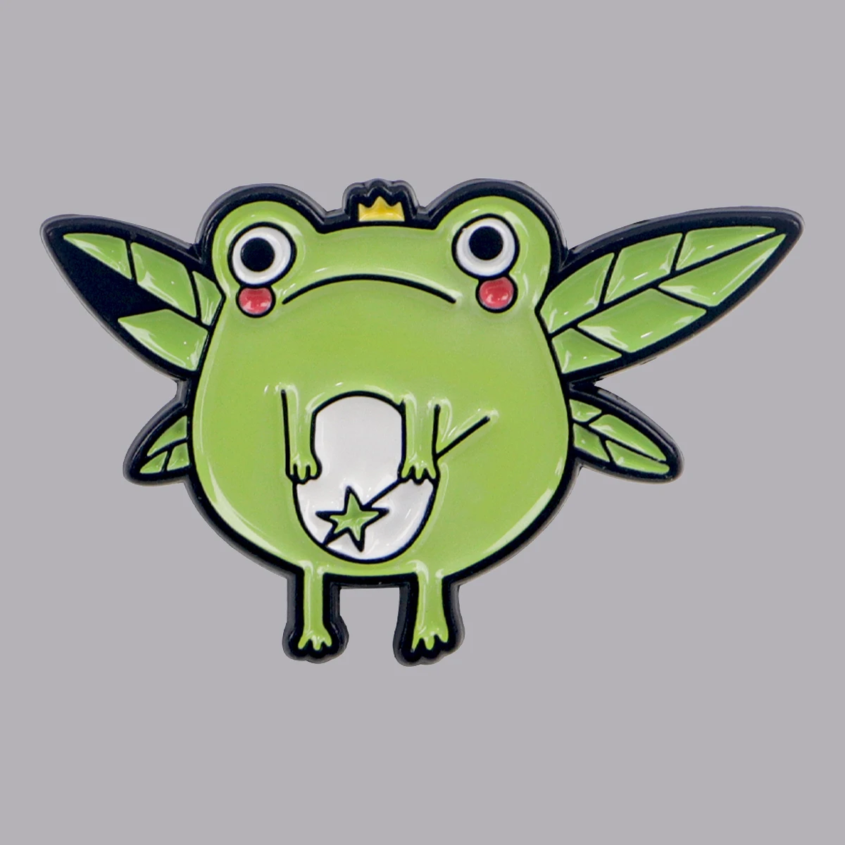 Cute Frog Enamel Pin Creative Animal Brooch Pines Lapel Pins Badge on Backpack Clothing Accessories Fashion Jewelry Kids Gift