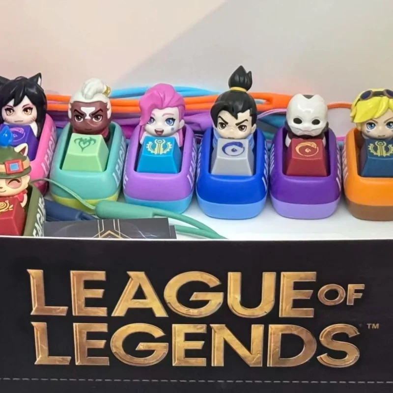 Authentic Spot League of Legends LoL Keycap Blind Box Soap Studio Global Finals Game Peripheral Trendy Toy Pendant Birthday Gift