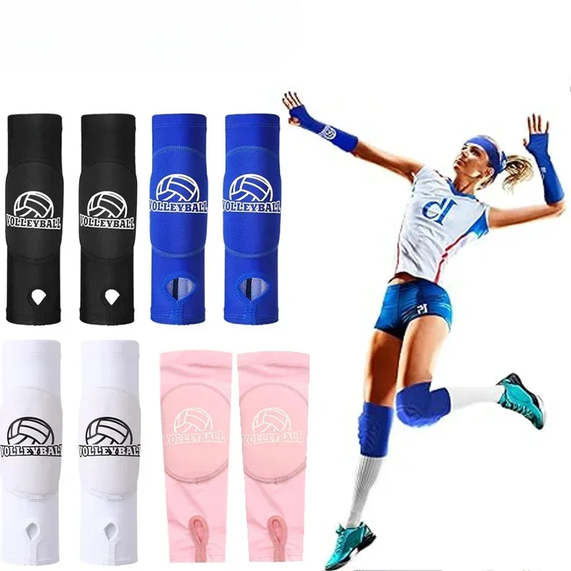 Upward Fitness-Volleyball Padded Passing Sleeves Forearm Hitting Sleeves,Kids/Adults Arm and Wrist Protection With Thumbhole