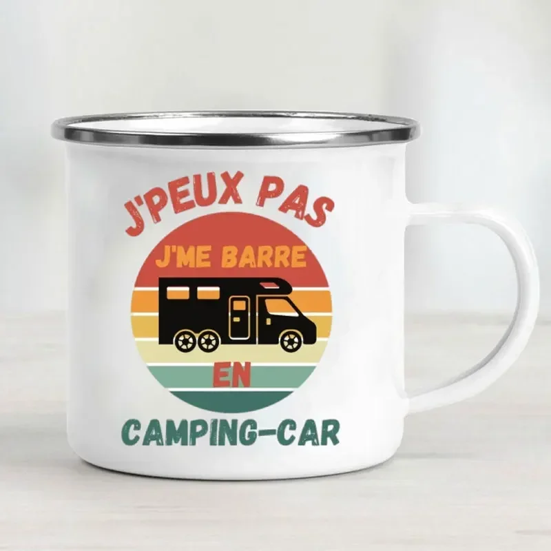 Adventure Together Cup Camping Car Enamel Mug Cupshe Personalized Gifts Coffee Travel Mug Beer Thermal Coffee Cup to Carry Cups