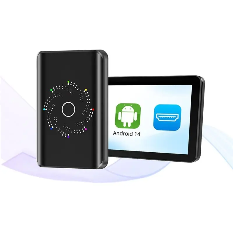 A98M Universal Carplay Android 14.0 Ai Box Wired/Wireless Auto USB WIFI Adapter Tvbox Plug And Play