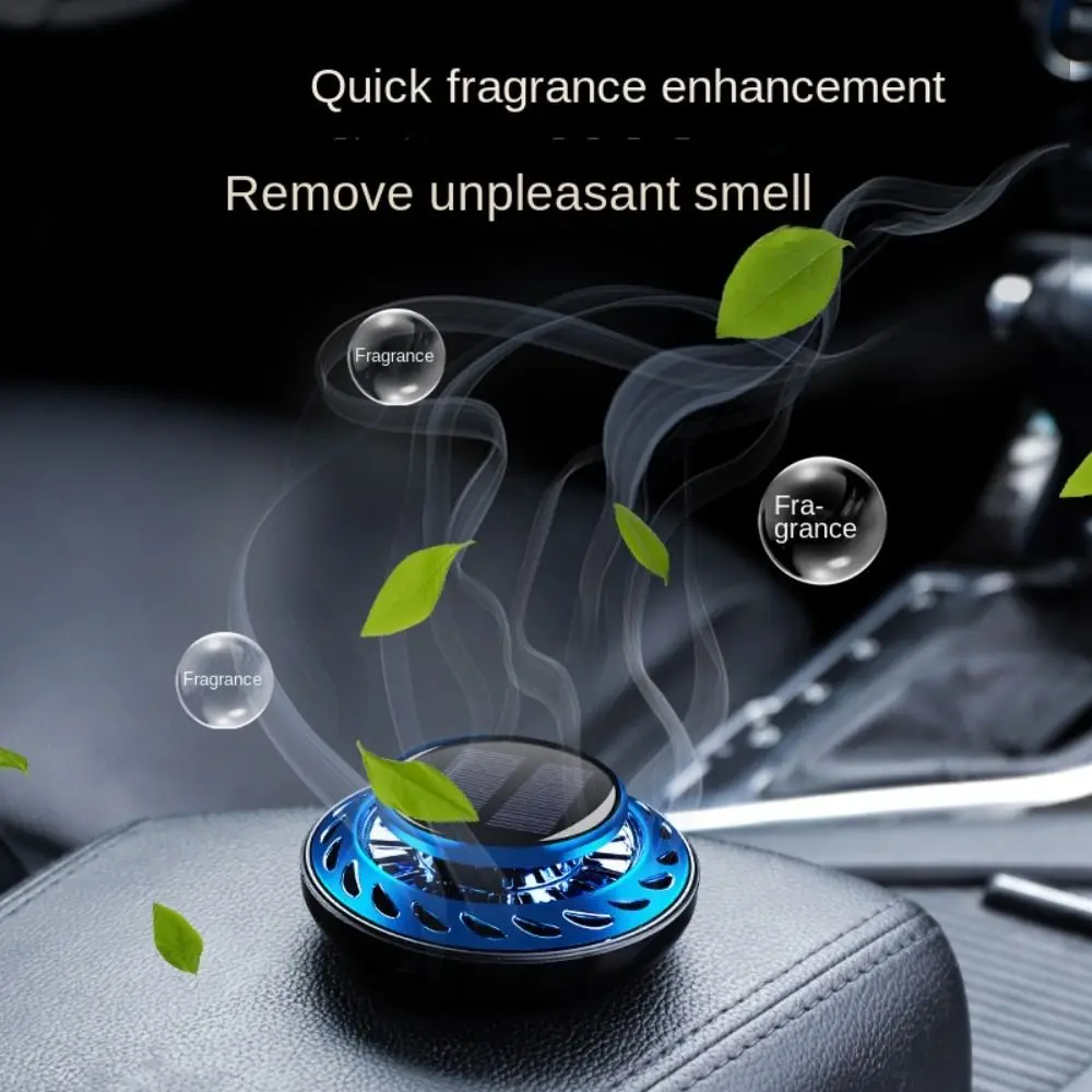 Rotating Vehicle Aromatherapy Purify Air Eliminate Odor Odor Eliminator Solar Energy Essential Oils Diffusers Home Office