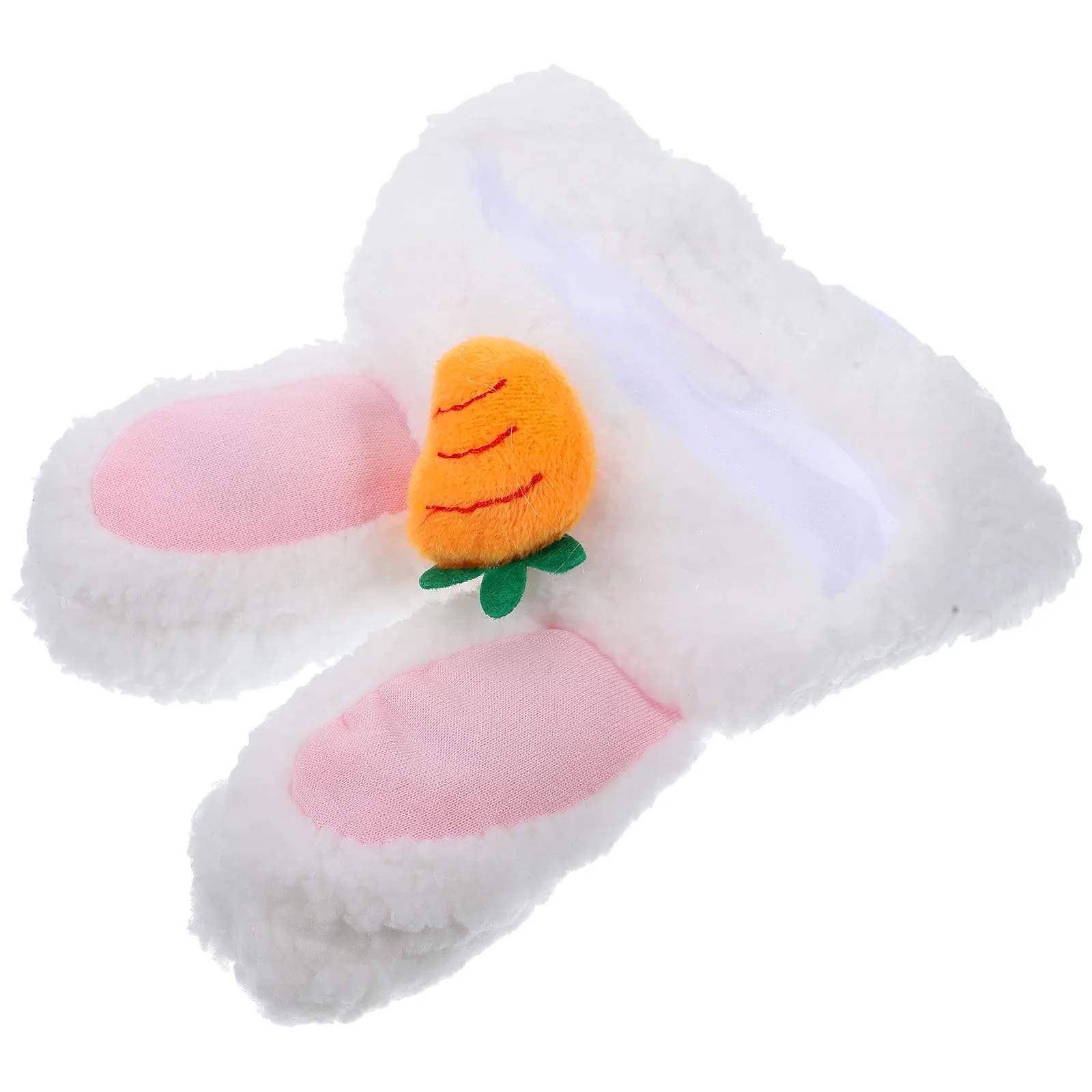 

Rabbit Ear Pet Hat Adorable Cat Cap Soft Small Kitten Headwear Cartoon Costume Party Cap for Dogs and Cats Pet Headwear