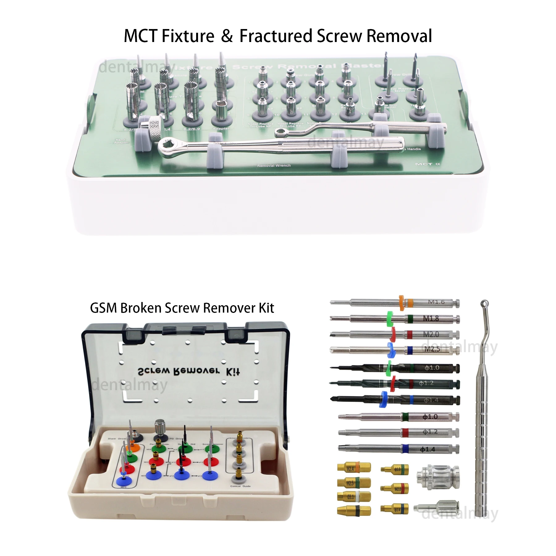 Implant Fixture &Fractured Screw Removal Kits FSRK-02 NeoBiotech SR Haenaem MCT