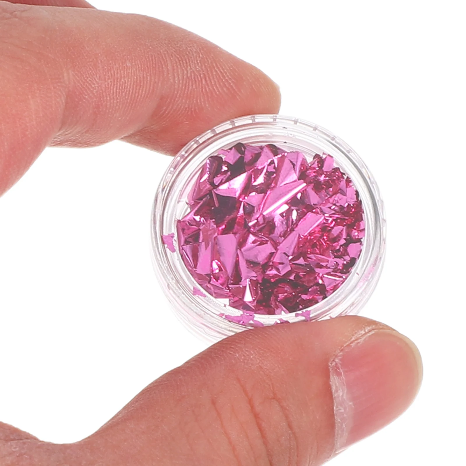 

12Pcs Iridescent Nail Foil Sheets Metallic Glitter Flakes DIY Friendly Long Lasting Manicure Charm Gold Silver Decorations