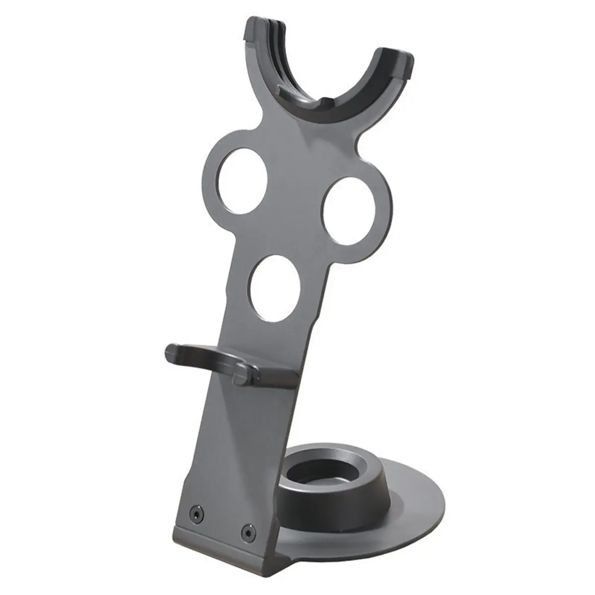 2026 Trend Hair Dryer Holder for Hairdryer with Cable Organizer, Heavy Alloy Steel Stand, Piano Painting