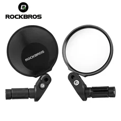 ROCKBROS HD View MTB Road Bike Mirrors 360 Angle Adjustable Handlebar Wide Range Rearview Mirror For Motorcycle Accessories