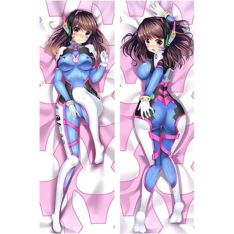 

Hot Anime Game overwatches D.Va Hana Song Dakimakura Case Kousaka kirino Sexy Body Hugging Pillow Covers Otaku Brithday Gifts