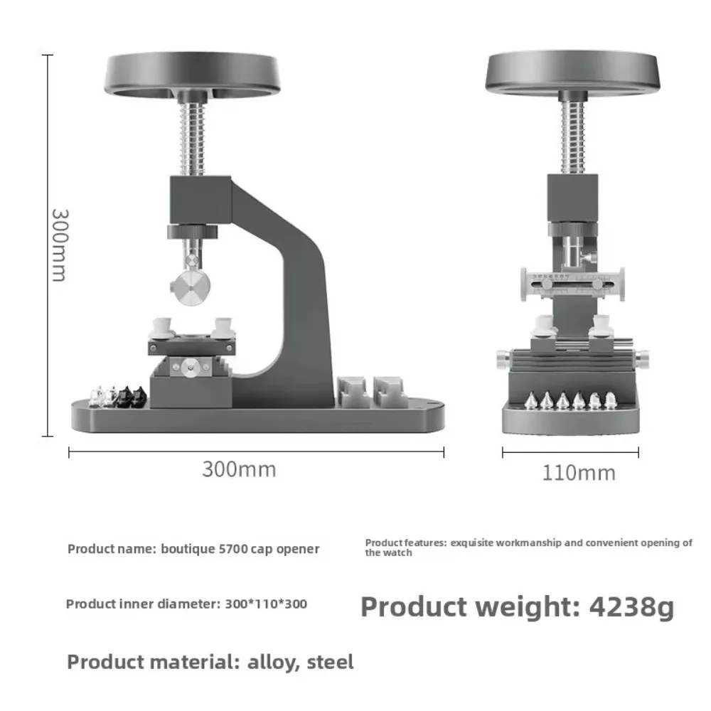 Meter Repair Tool Precision 5700 Benchtop Thread Thread Bottom Lock Machine with Steering Wheel Meter Opener Rotary