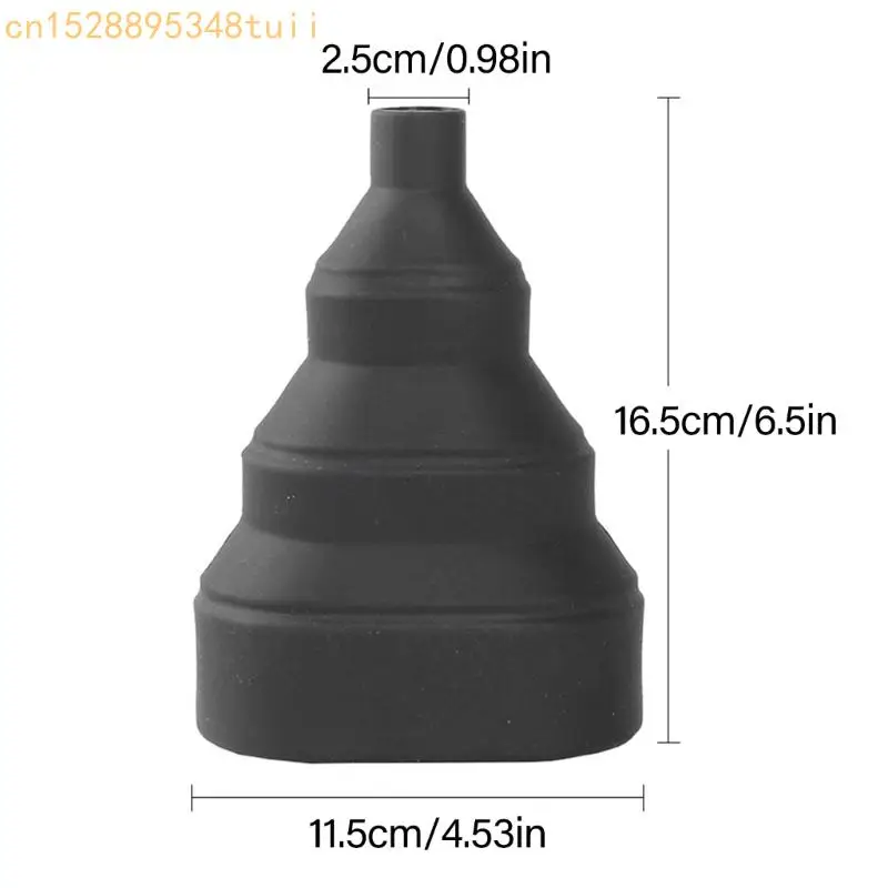 Y4QF Snoot borracha ajustável difusor suave para melhor controle flash externo interno