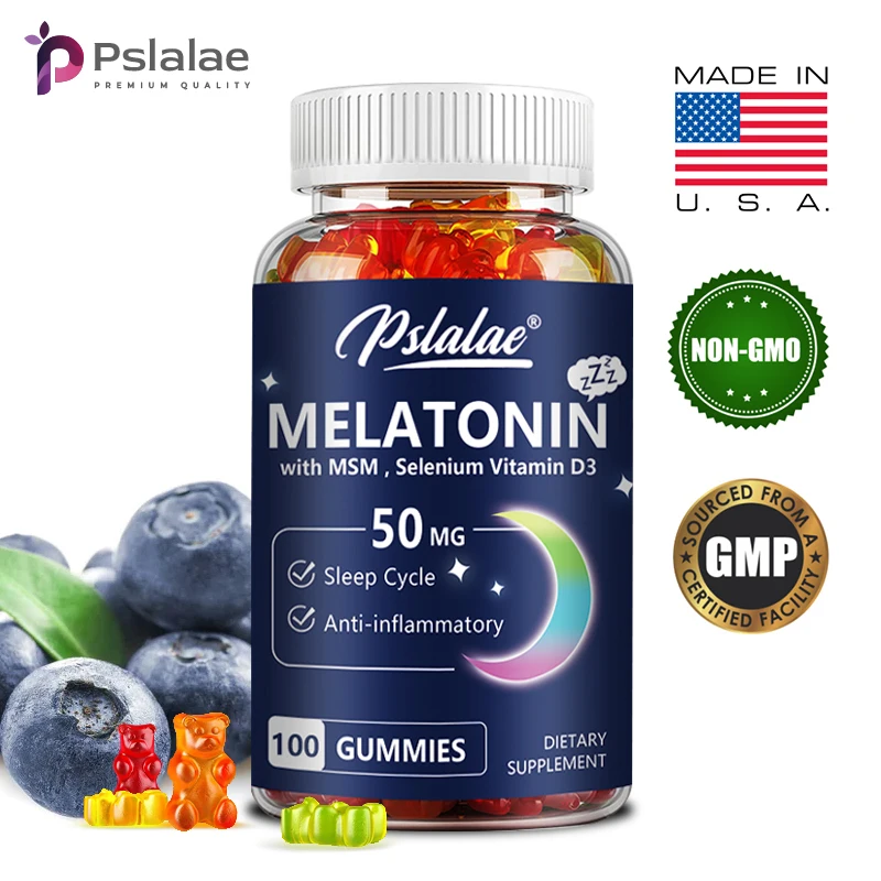 Melatonin Gummies 50 Mg - Improve Sleep Quality and Relaxation During Sleep