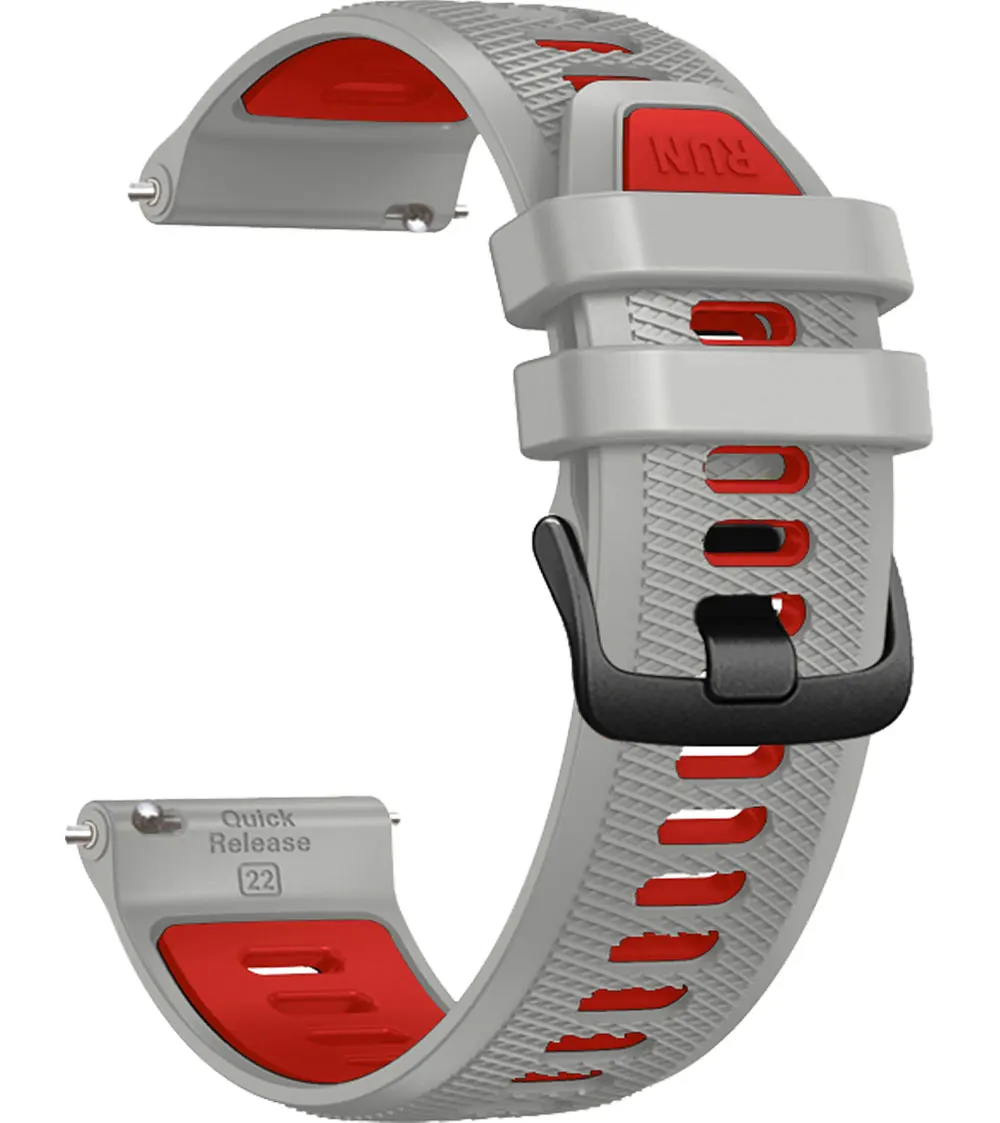 22 mm Silikon-Smartwatch-Armband für Garmin Forerunner 265, Ersatzgürtel für Forerunner 255 Music Vivoactive 4 Venu 2 Armband – Detail 15