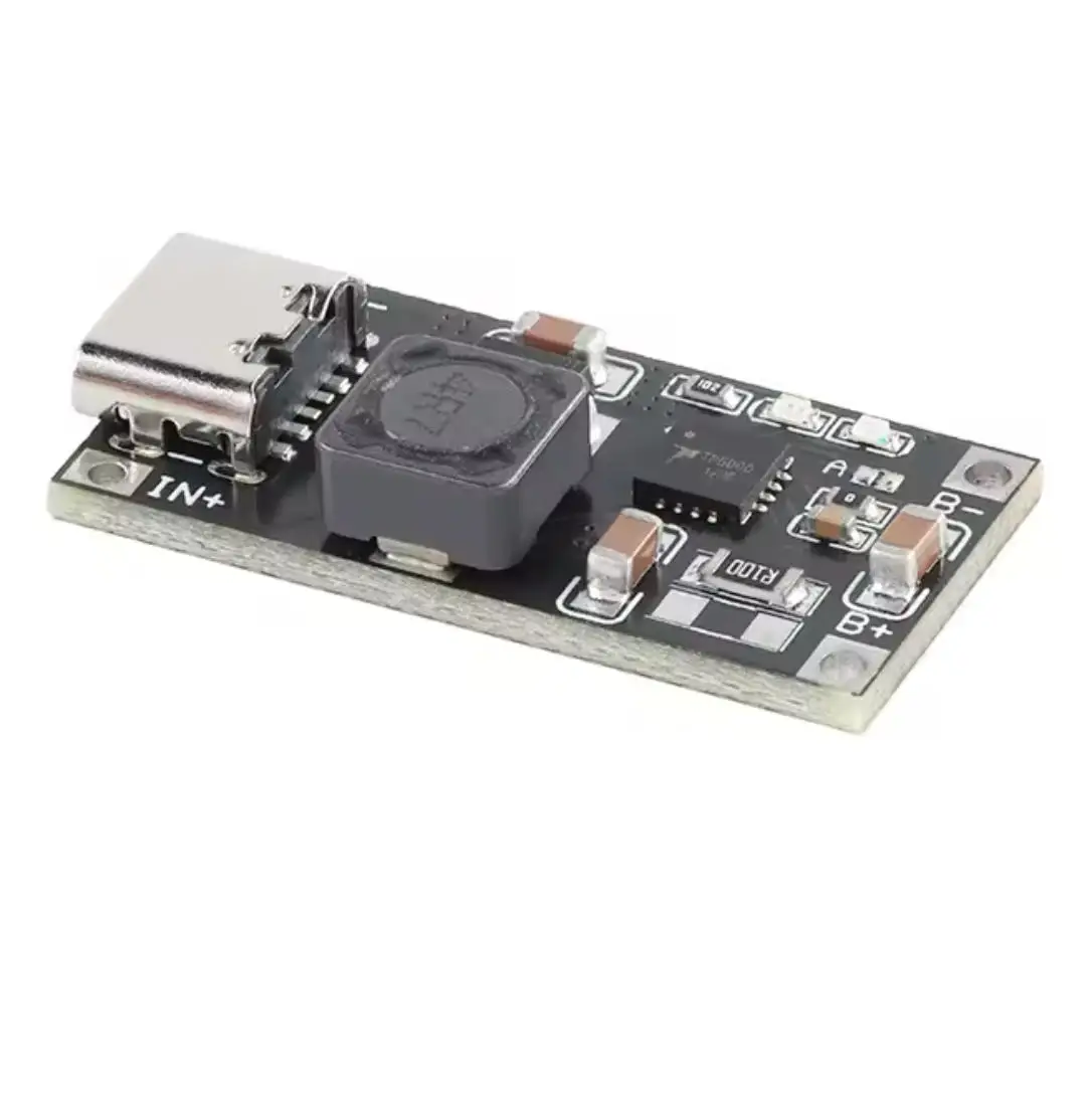 TP5000 Charging Management Power Supply Module Board 4.2V/3.6V 1A Single and Double Lithium Batteries TYPE-C Interface