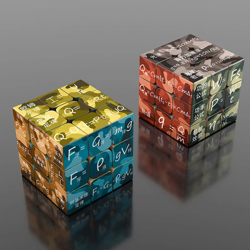 3X3X3 Magic Cube สารเคมีตารางธาตุฟิสิกส์ Cube นักเรียนคณิตศาสตร์ภาษาอังกฤษสูตร Magico Cubo การศึกษาการเรียนรู้ของเล่น