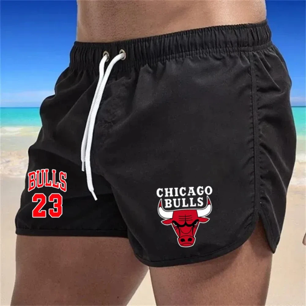 

Daily Summer Men's Shorts 2025 Beach Trunks Swim Gym Pants Quick Drying Swimming Homme Surf Ventilate Drawstring Fashion Casual