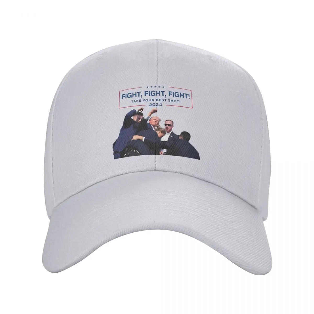 Trump Shot Fight 2024 Cap Adult Outdoor Assassination Attempt Dad Hat Sun Caps Sports Cap Breathable Baseball Caps Summer