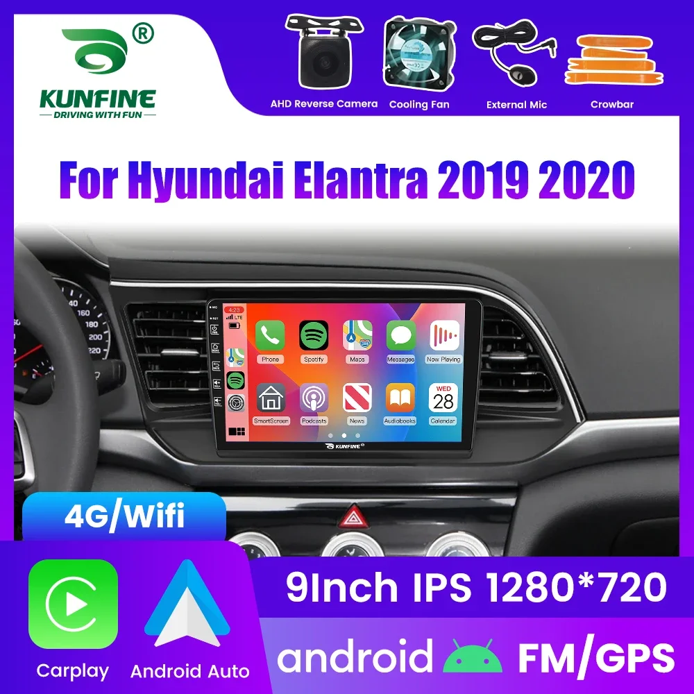 

2Din Android Car Radio For Hyundai Elantra 2019-2020 Multimedia Video Player GPS Navigation Stereo Audio Head Unit Carplay 4G