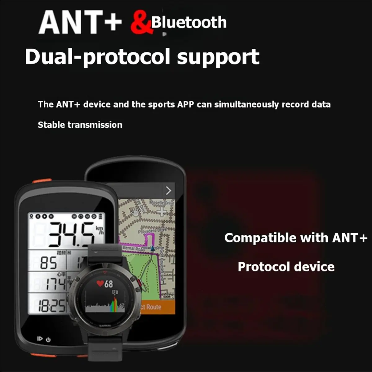 618 Mega Sale Magene H603 Heart Rate Monitor Split Chest Strap Bluetooth ANT Fitness Tracker for Zwift & Health Apps