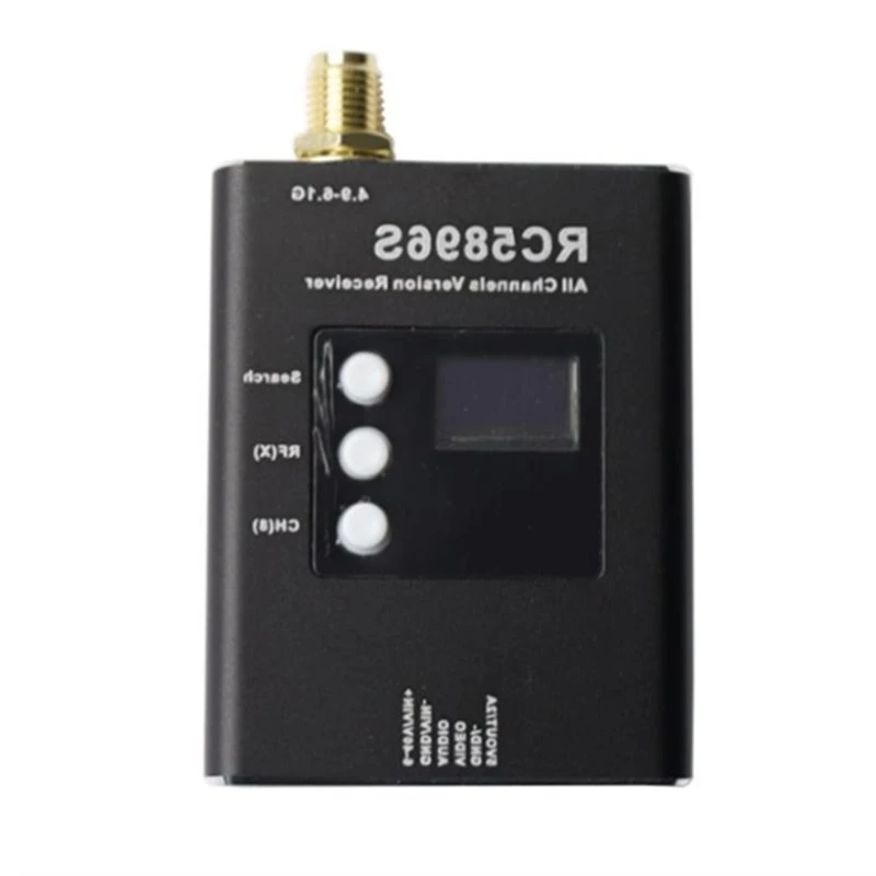 ●RC5896S Receiver For Image Transmission 4.9- 6.1Ghz FPV Video Receiver 96 Frequency High Sensitivity Wide Voltage