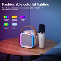 Professional Singing Karaoke Machine with Wireless Mic-Bluetooth Speaker for Home KTV Portable High Power Audio Entertainment