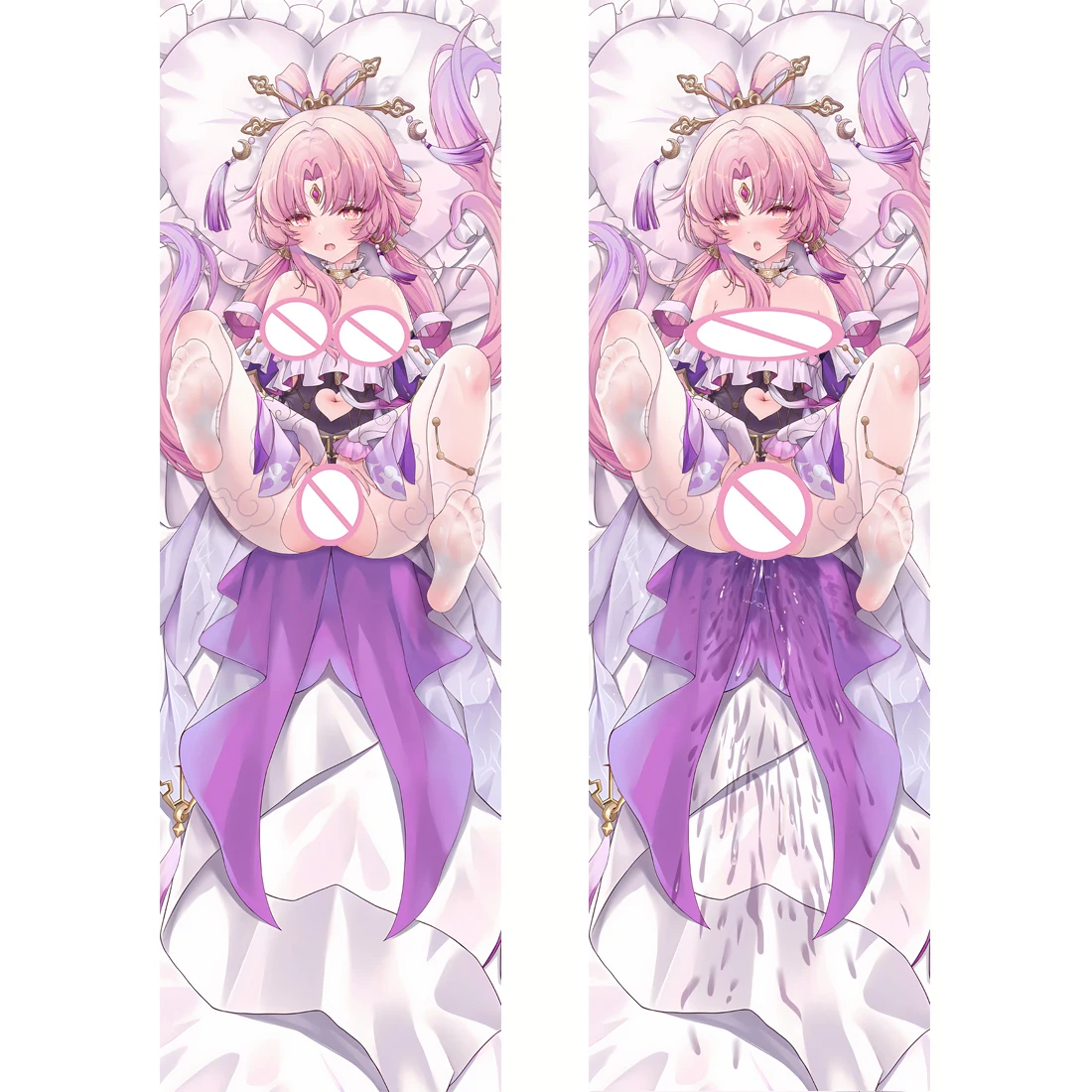 

2024 NEW Honkai Star Rail Fu Xuan フゲン Anime Dakimakura Pillowcase Double-sided Print Hugging Body Decorative Pillow Cover Case